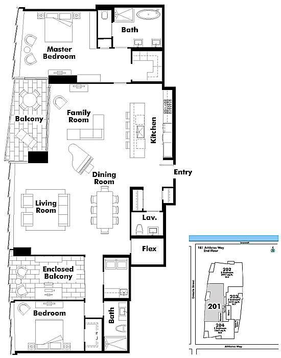 Floor plan 201