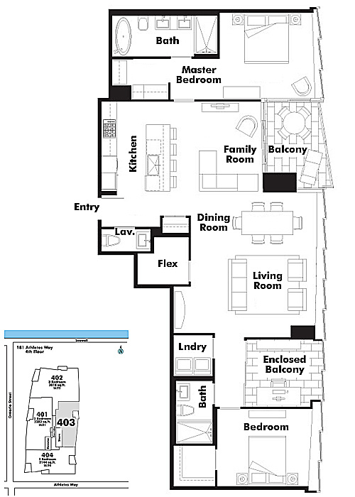 Floor plan 403