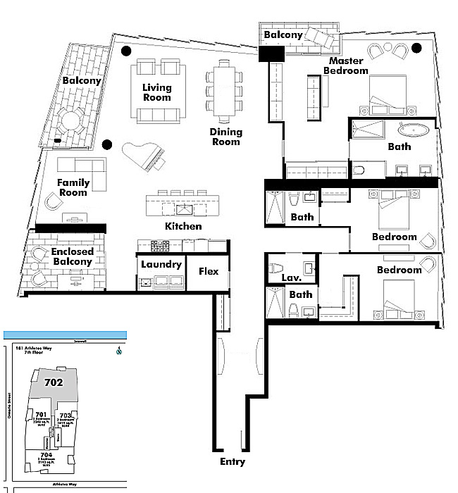 Floor plan 702