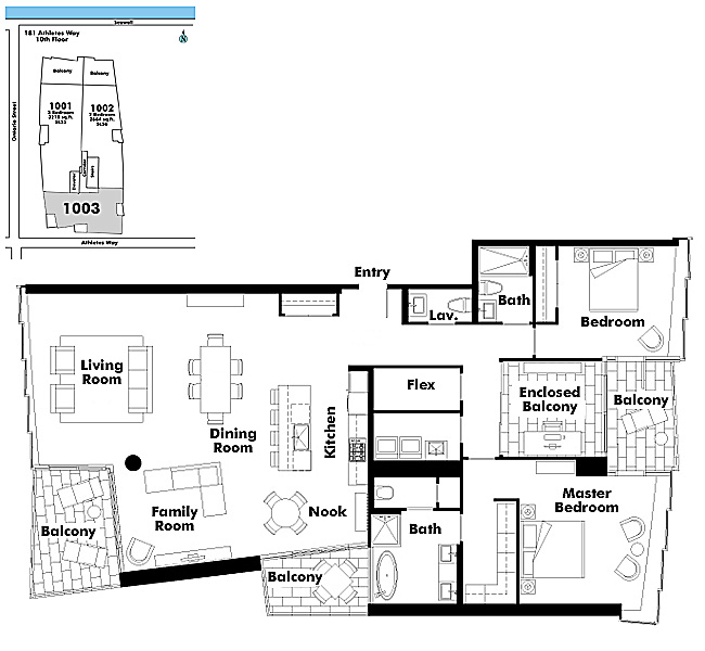 Floor plan 1003