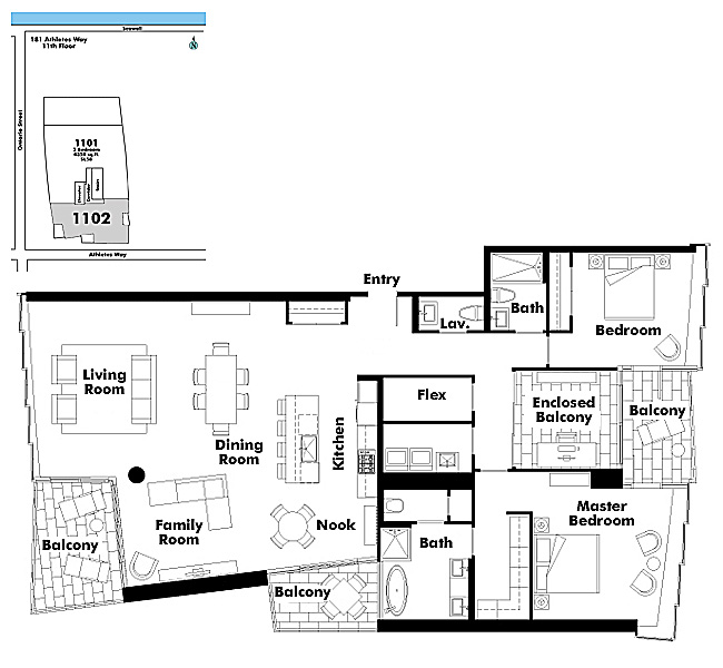 Floor plan 1102