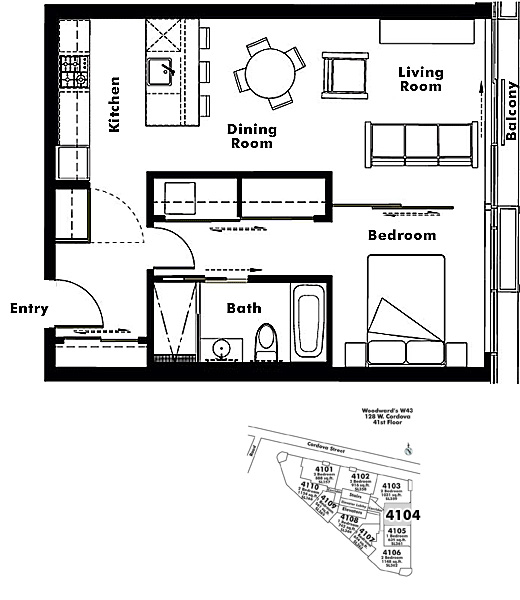 Floor plan PH4104