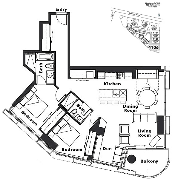 Floor plan PH4106