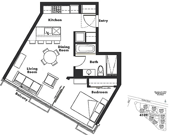 Floor plan PH4109