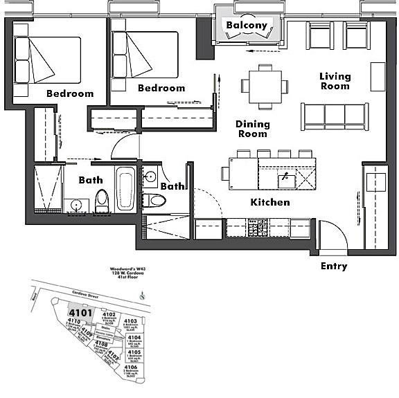 Floor plan 4101