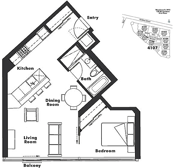 Floor plan PH4107