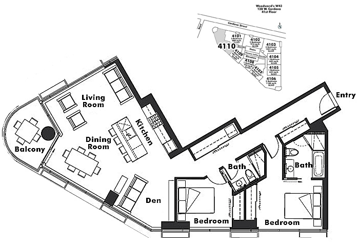Floor plan PH4110