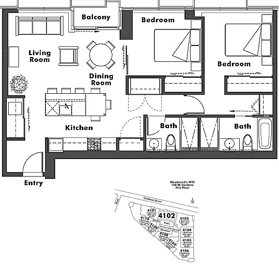 Floor plan PH4102