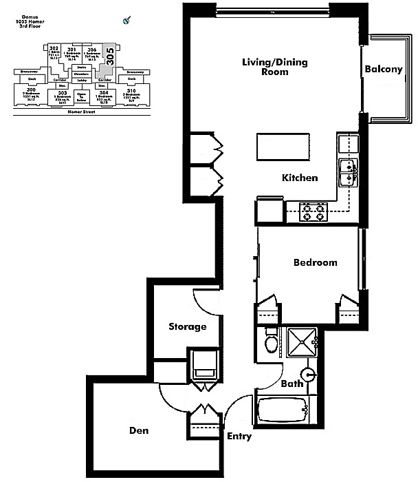 Floor plan 305