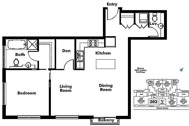 Floor plan 303