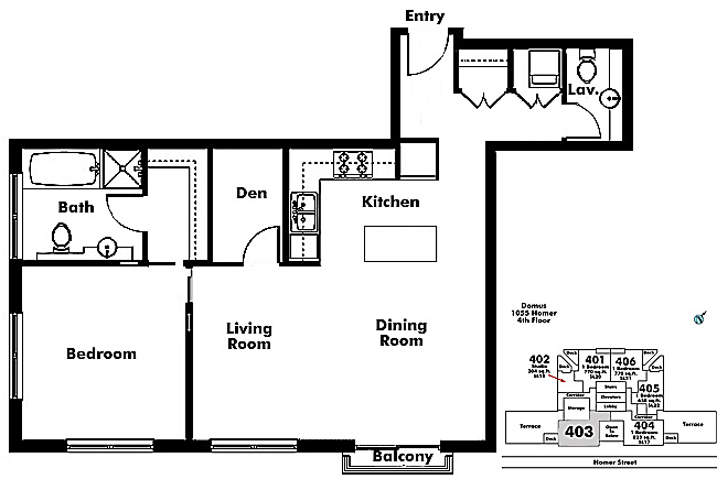 Floor plan 403