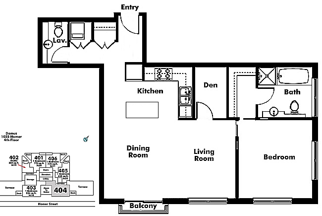 Floor plan 404