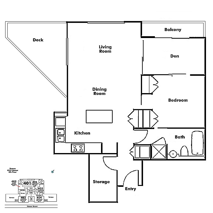 Floor plan 401