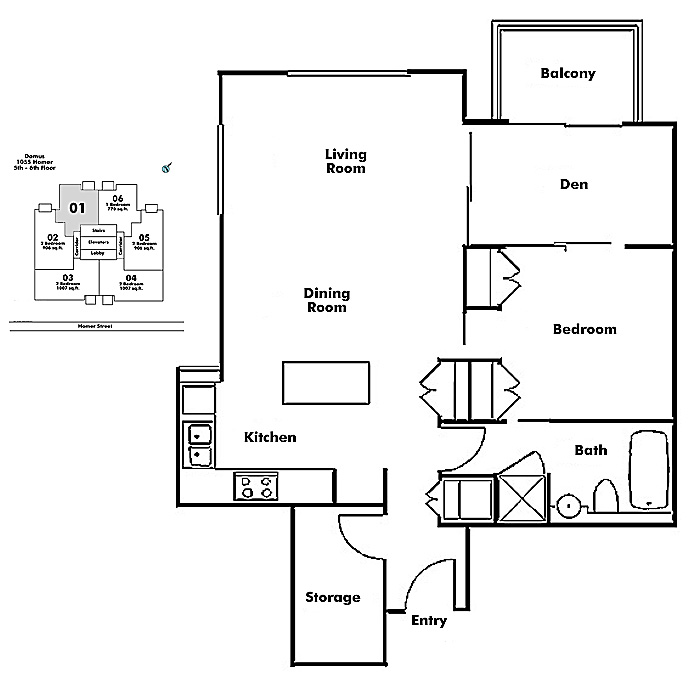 Floor plan 506