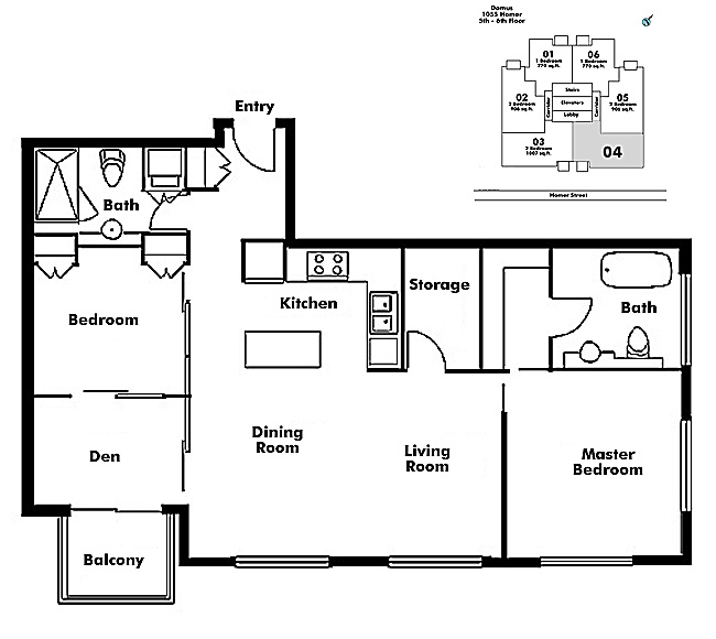 Floor plan 504