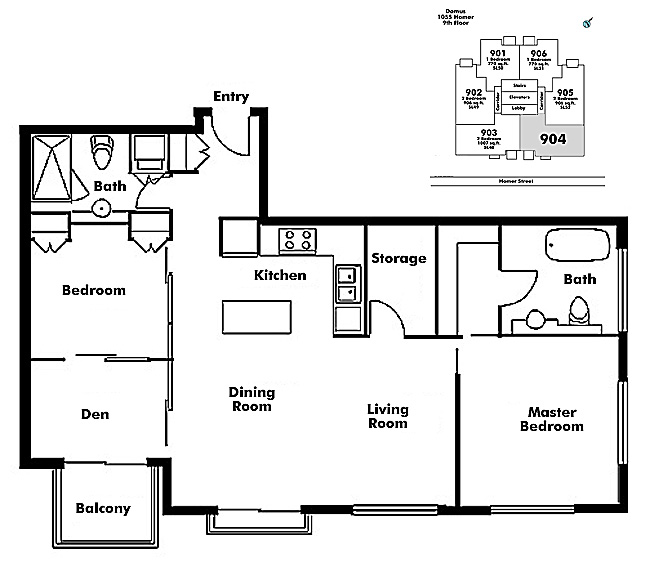 Floor plan 904