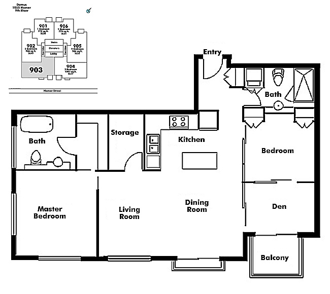 Floor plan 903