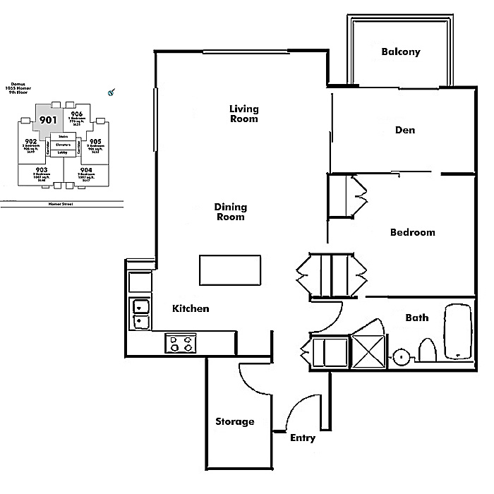 Floor plan 901