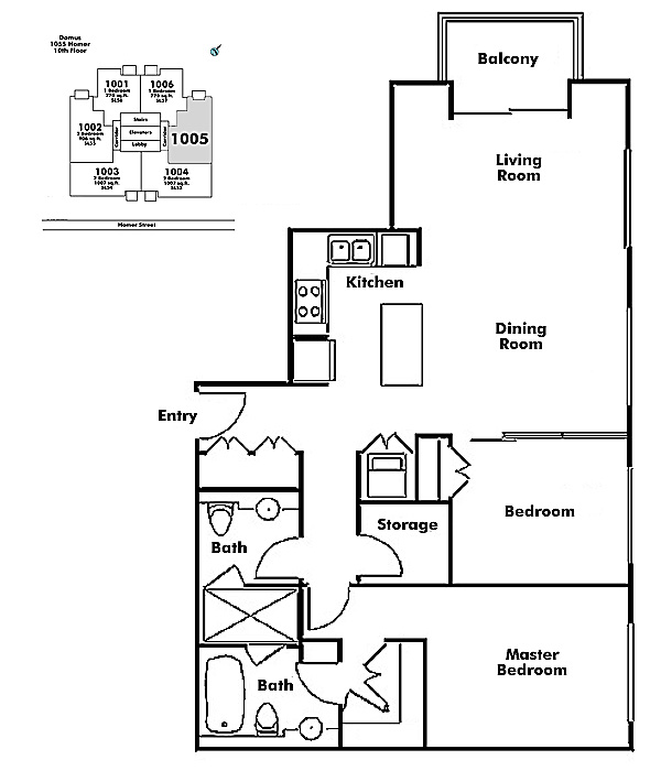 Floor plan 1005