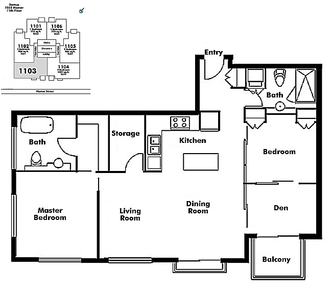 Floor plan 1103