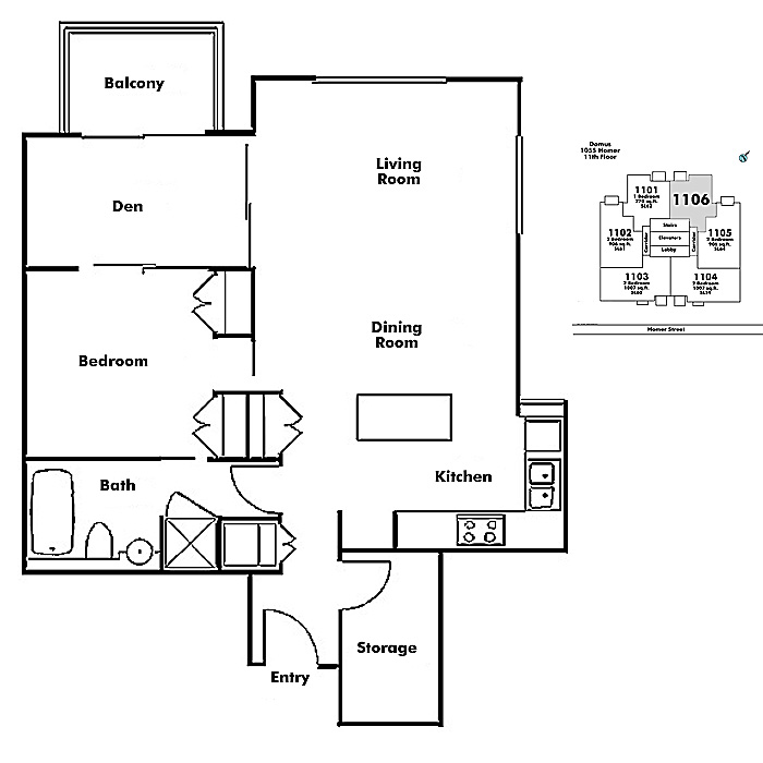 Floor plan 1106