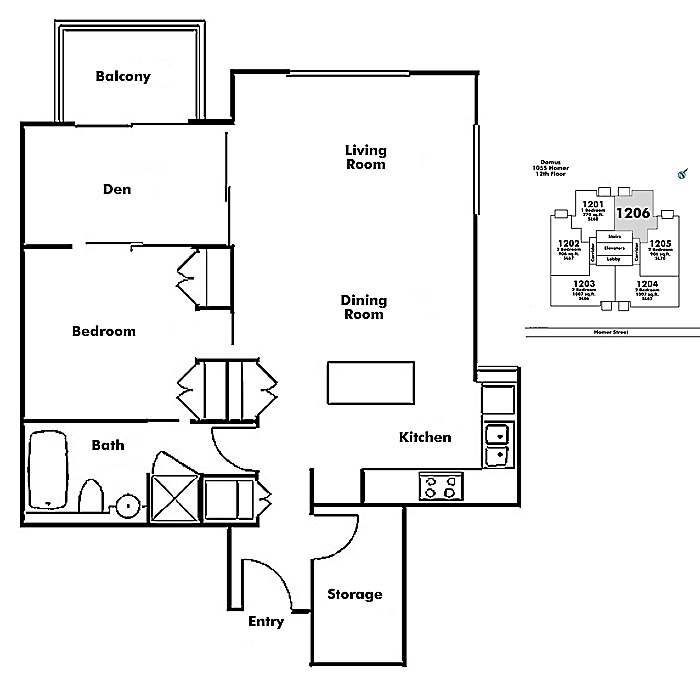 Floor plan 1206
