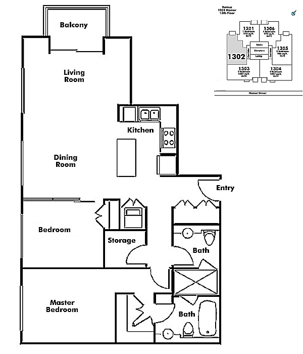 Floor plan 1302