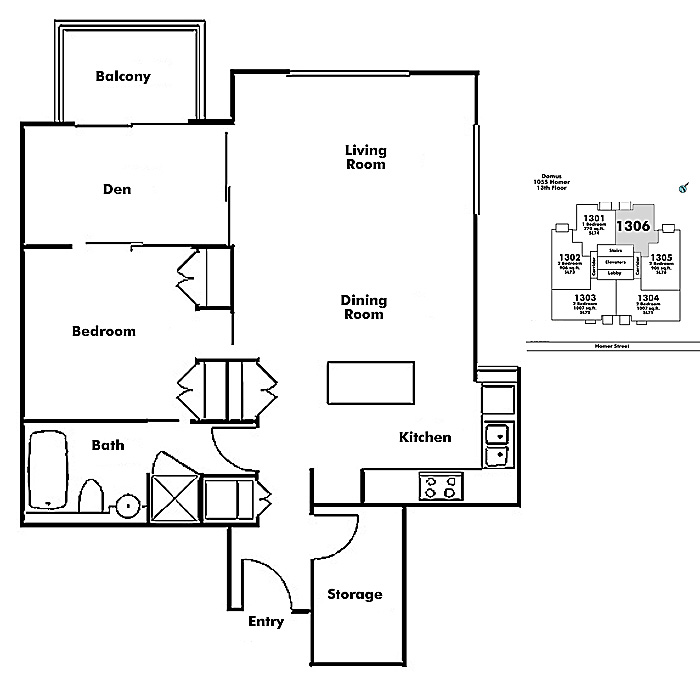 Floor plan 1306