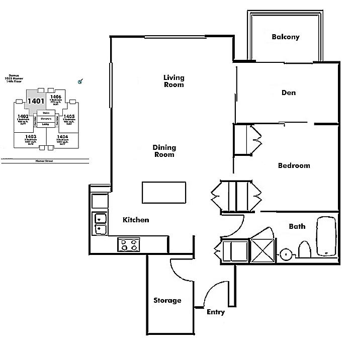 Floor plan 1401