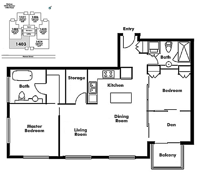 Floor plan 1403