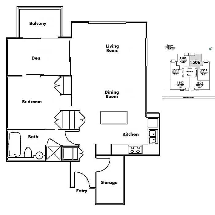 Floor plan 1506