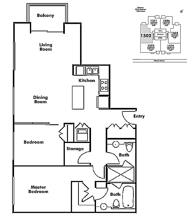 Floor plan 1502