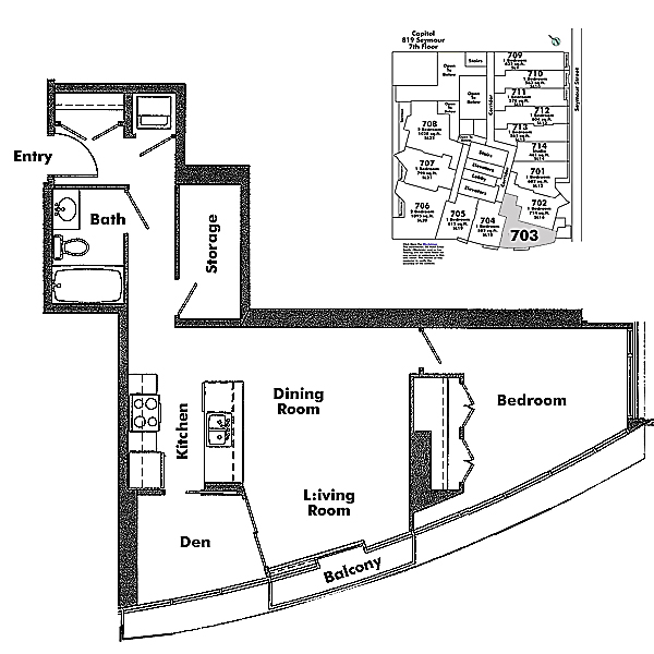 Floor plan 703