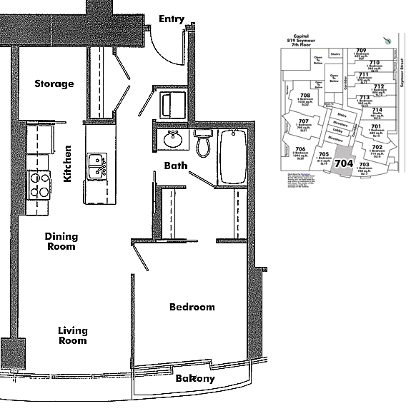 Floor plan 704