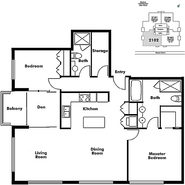Floor plan 2102