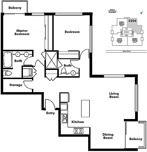 Floor plan 2204