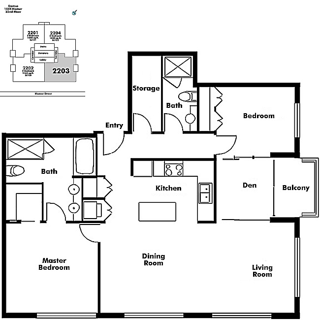Floor plan 2203