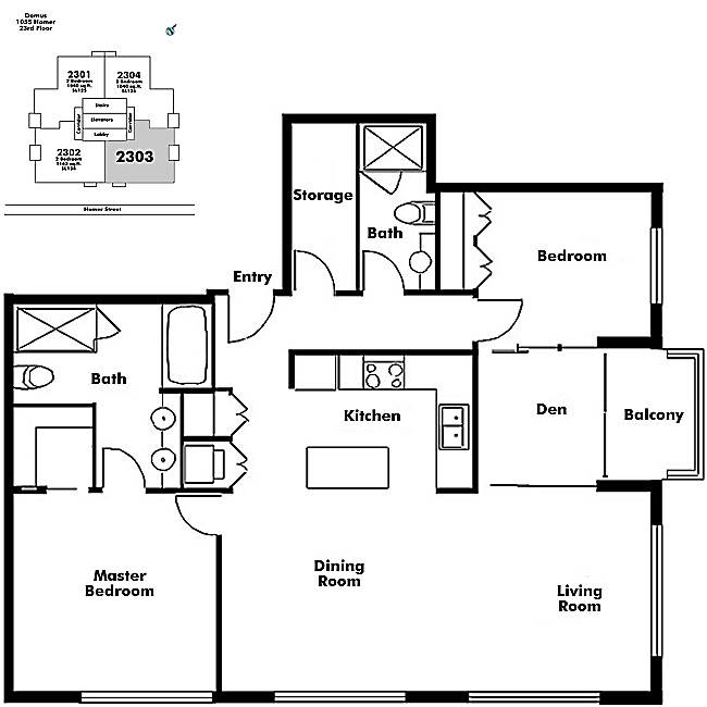 Floor plan 2303