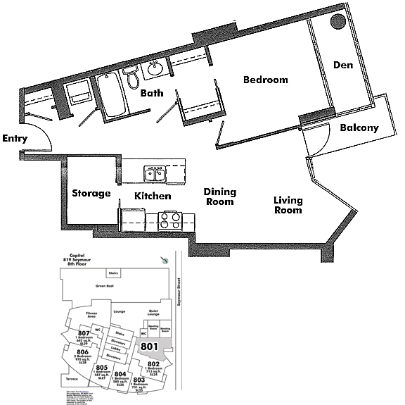 Floor plan 801