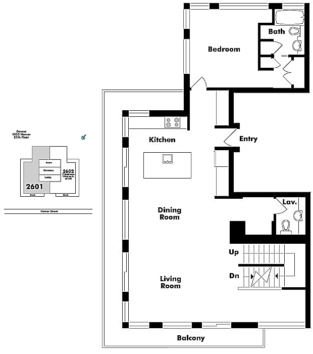 Floor plan 2601