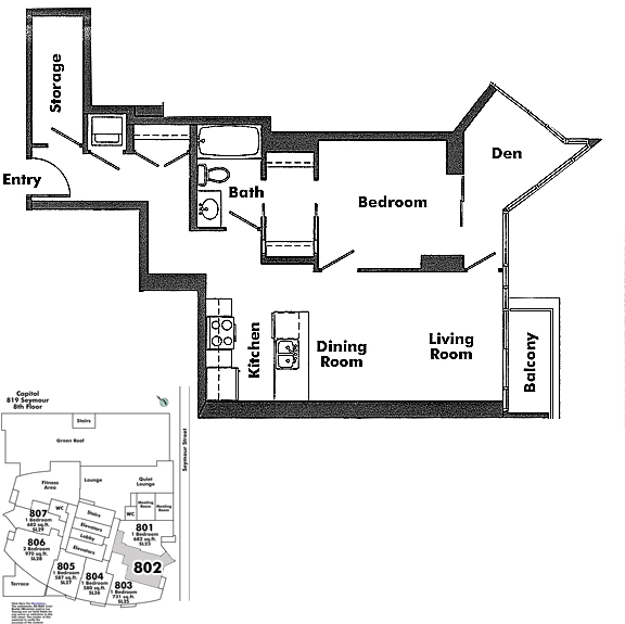 Floor plan 802