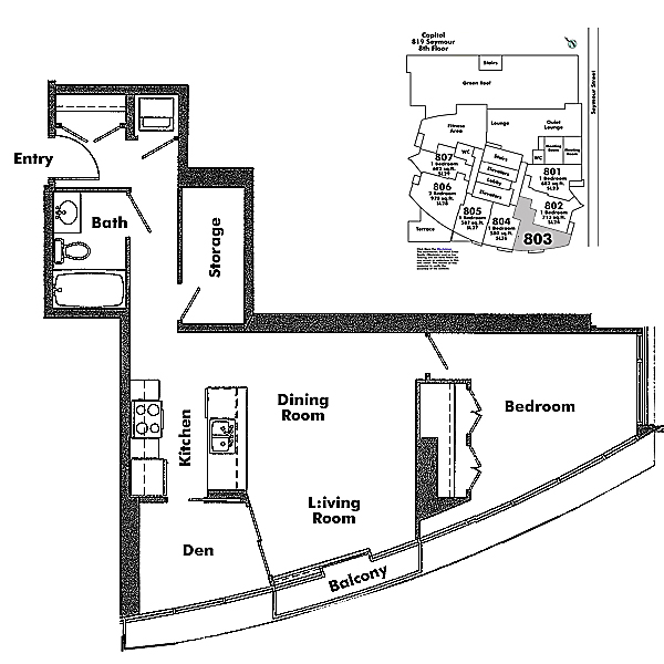 Floor plan 803