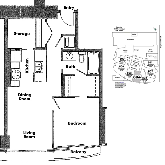 Floor plan 804