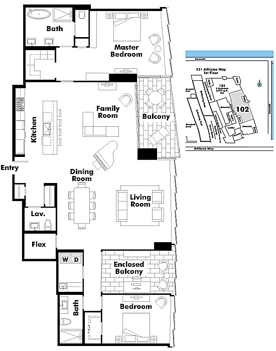 Floor plan 102