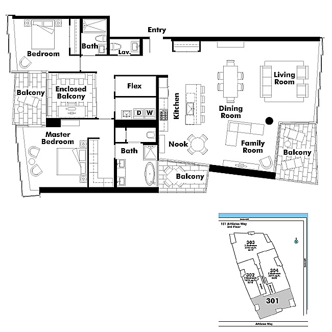 Floor plan 301