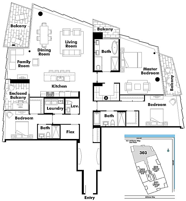 Floor plan 303