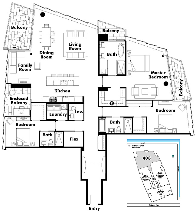 Floor plan 403
