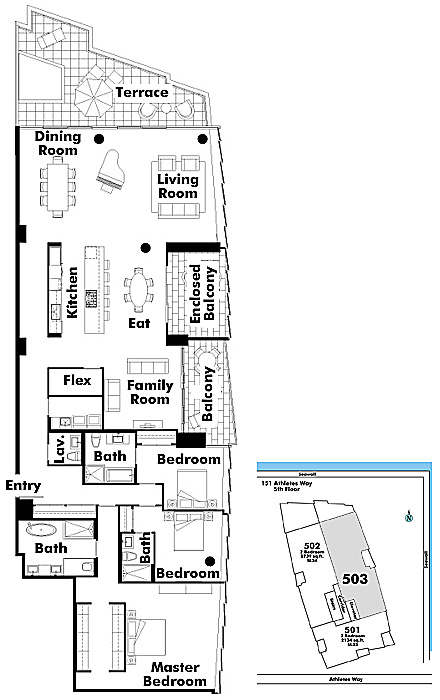 Floor plan 503
