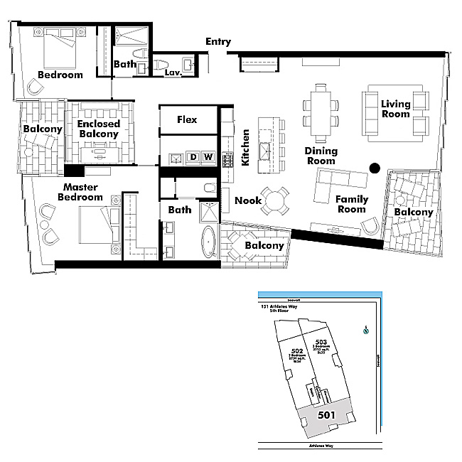 Floor plan 501