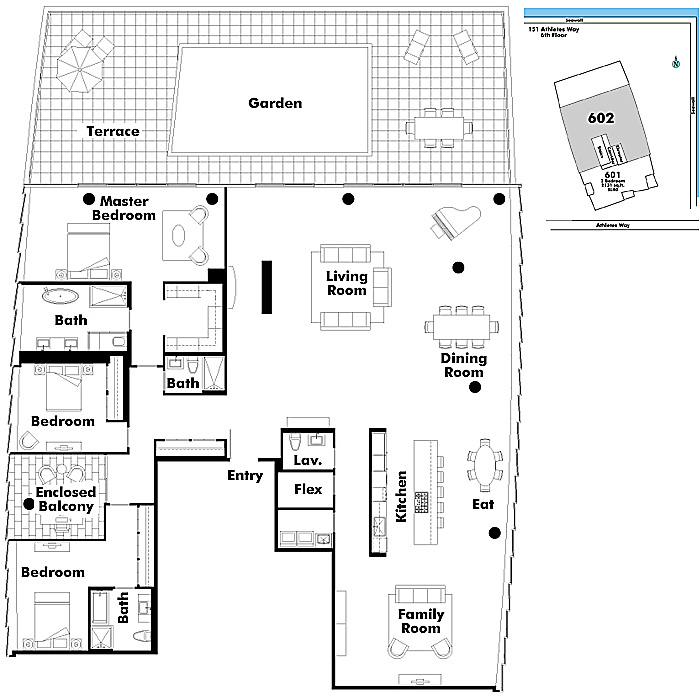 Floor plan 602